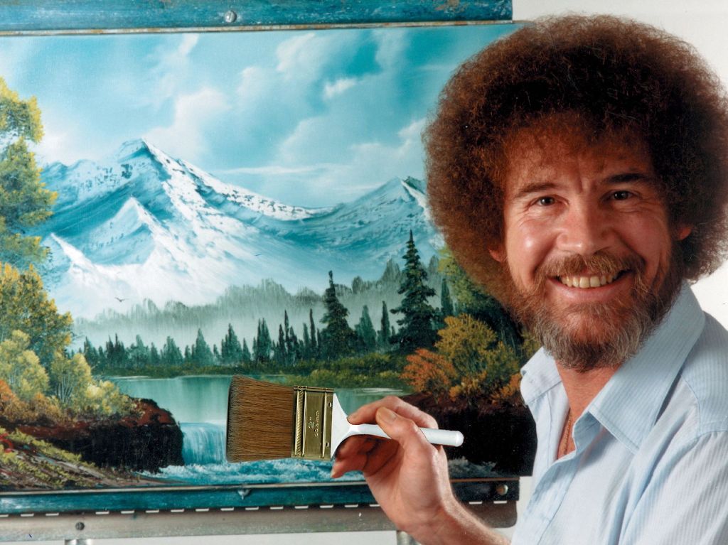 Entre trazos felices, recordemos a Bob Ross