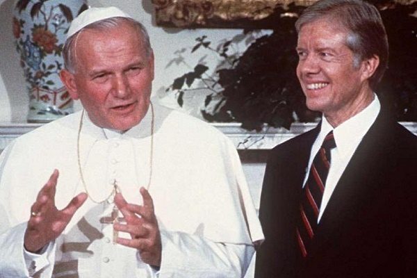 La emblemática visita del Papa Juan Pablo II a la Casa Blanca