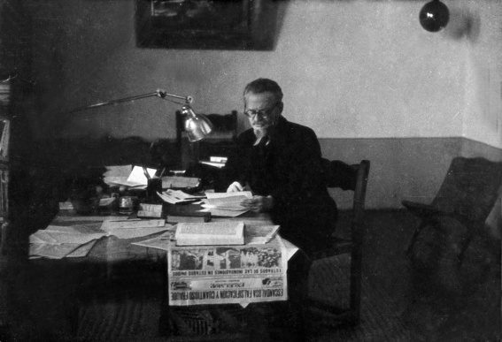 León Trotsky, el presidente del Sóviet Militar Revolucionario asesinado en México