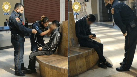 Efectivos de la SSC evitan intento de suicidio en un centro comercial