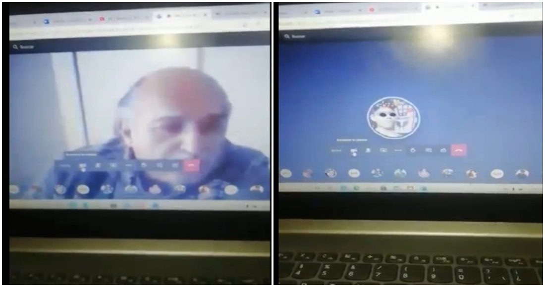 "Los pobres ya se quedaron" dice profesor del CCH, a alumno sin cámara #VIDEO