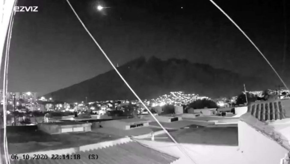 Sorprende caída de meteorito en Tamaulipas #VIDEO