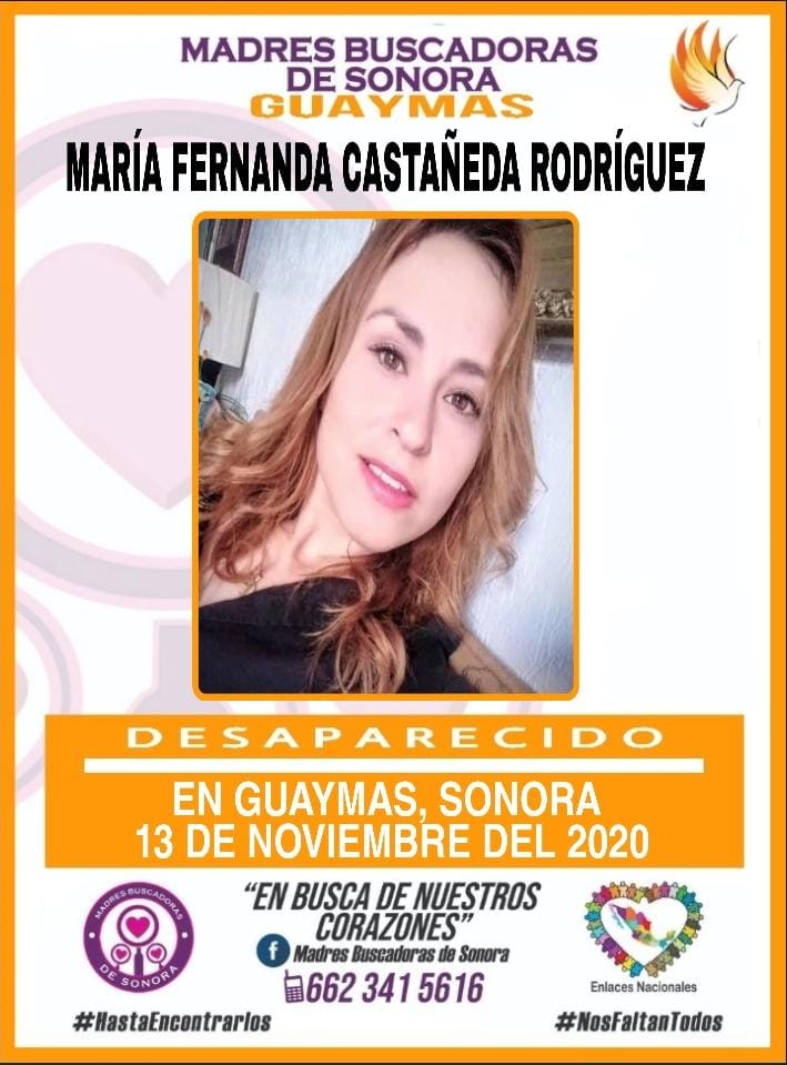 María Fernanda salió de su casa en Guaymas, Sonora y no regresó