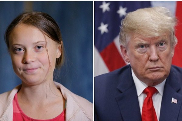 Greta Thunberg se burla de Trump, le dice que se "relaje"