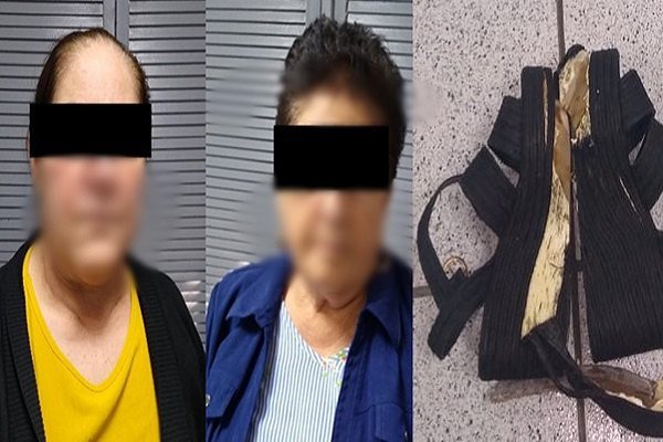 Detienen a abuelita que llevaba droga en suela de los zapatos, en Sonora