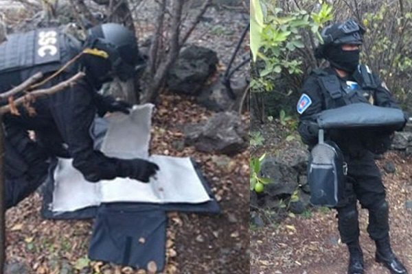 Aseguran granada encontrada en jardín de abuelita, en Tlalpan