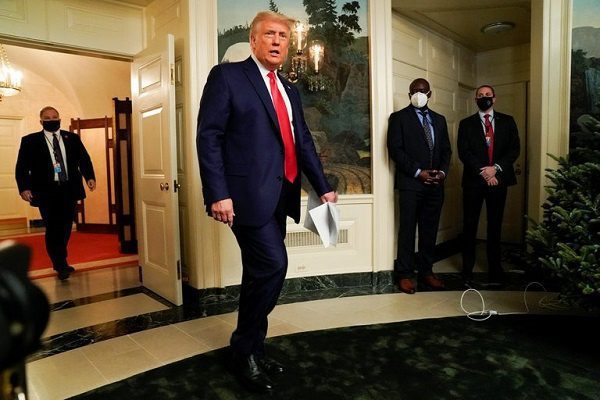 Trump dice que dejará la Casa Blanca si Colegio Electoral lo decide