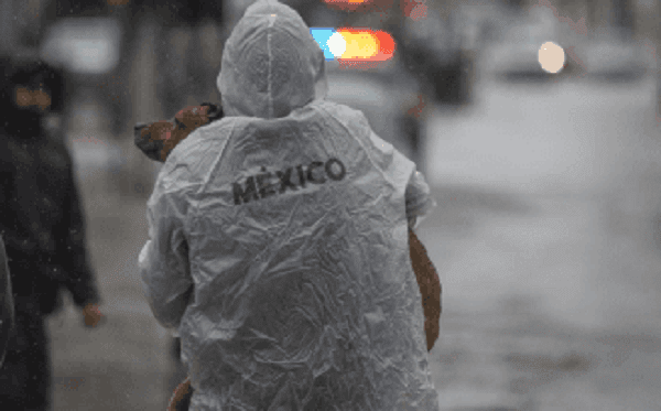 Frente frío número 11 traerá lluvias en el sur del país