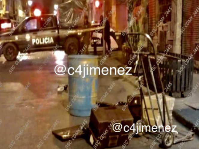 Agarran a sujeto que transportaba cuerpos mutilados en un diablito por el Centro Histórico