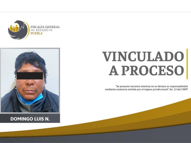 FGJ de Puebla vincula a proceso a sujeto que violó a su hijastra