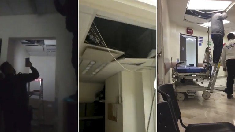 Detenido trata de escapar por ventilación de hospital, en Monterrey #VIDEO