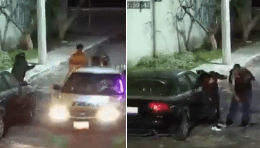 Asaltan y golpean a mujer en taxi de Querétaro, hay un detenido #VIDEO