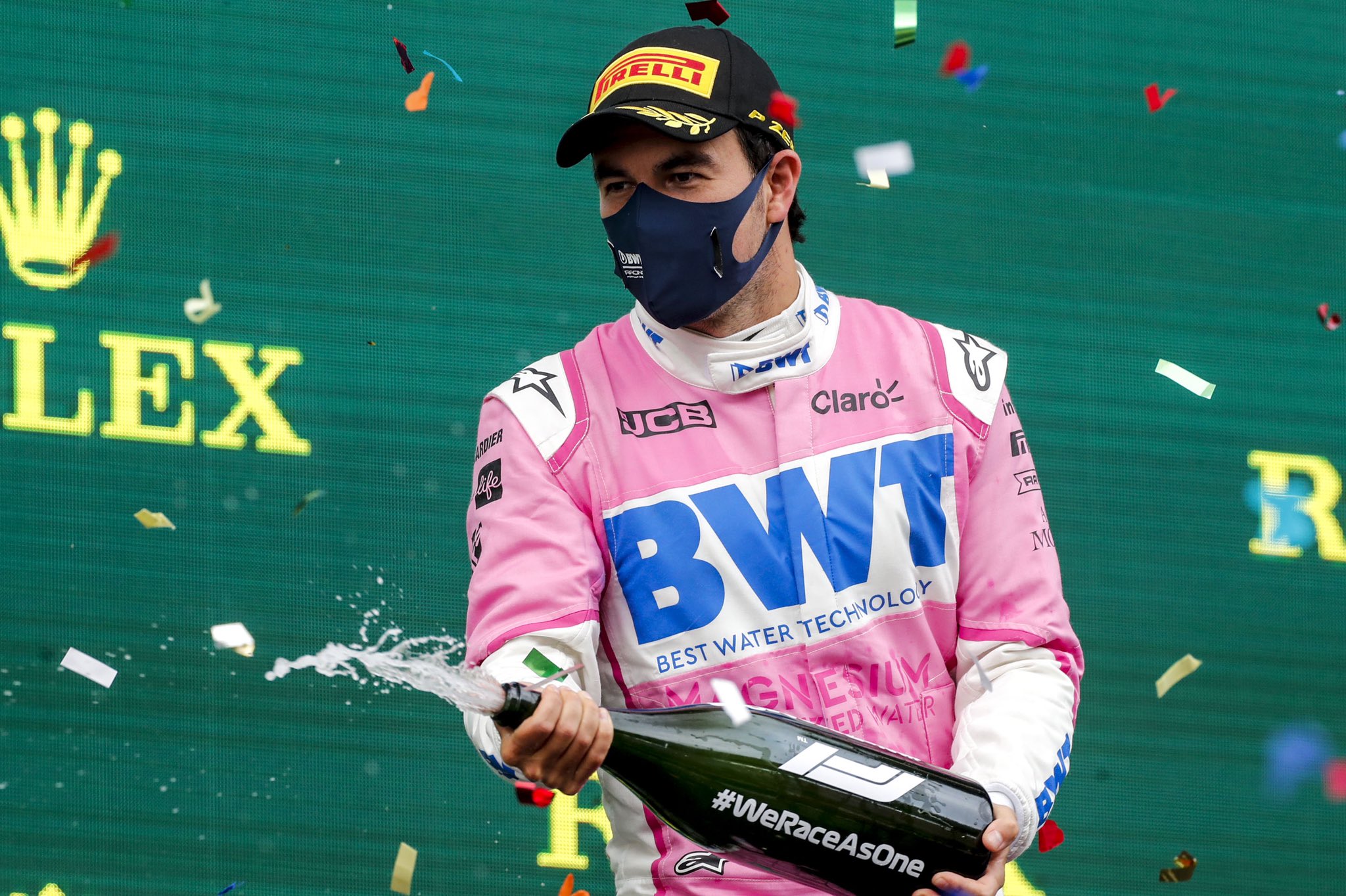 Sergio "Checo" Pérez se sube al podio del GP en Turquía