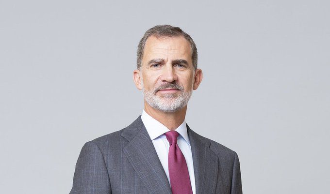 En cuarentena el rey de España por contacto con un positivo de COVID-19