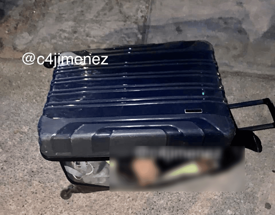¡El horror! Adolescente arrastraba maleta con un cadáver por la Guerrero