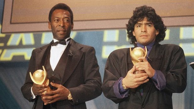 "Algún día jugaremos en el cielo" dice Pelé tras muerte de Maradona