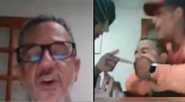 Asaltan a profesor en plena clase online #VIDEO