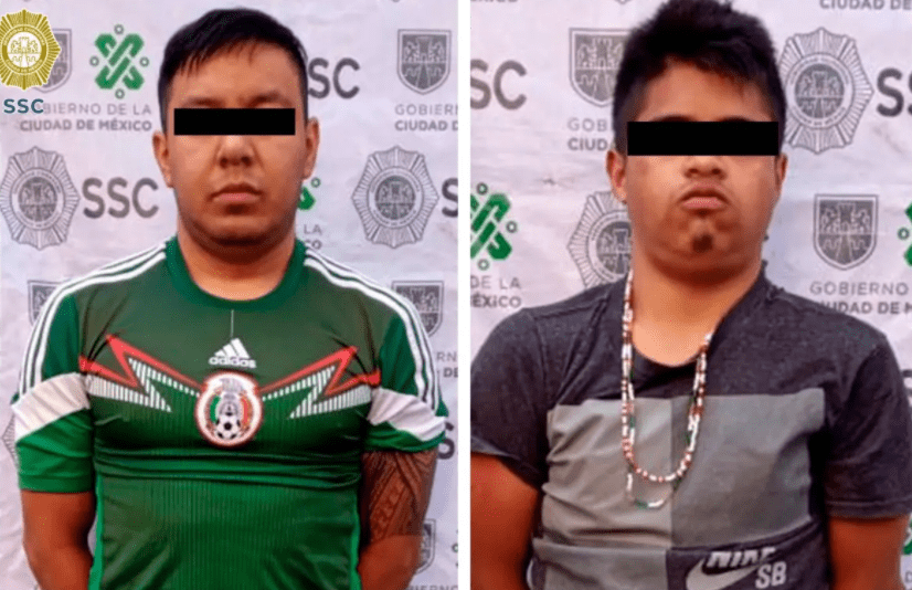 En la Morelos, detienen con más de cien dosis de droga a dos posibles integrantes de La Unión Tepito