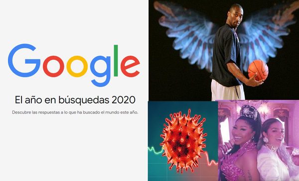 Coronavirus, la tusa y Kobe Bryant, esto fue lo que más buscaron los mexicanos en Google durante el 2020