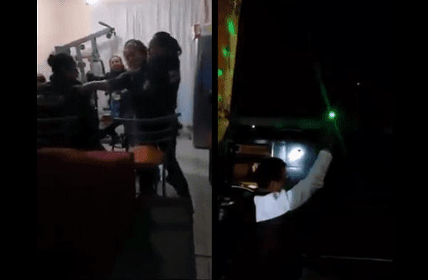 ¿Y la lucha contra la delincuencia? Policías de Morelia organizan fiesta con baile y tiros al aire #VIDEO