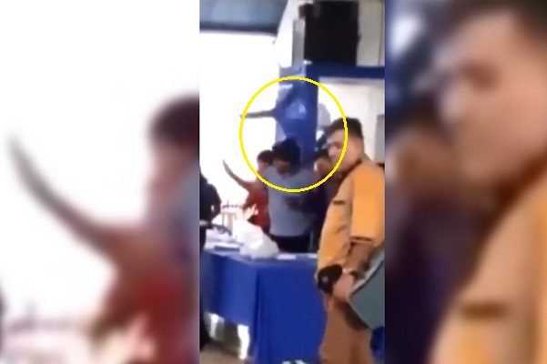 Dan sillazo a ex presidente Evo Morales durante asamblea #VIDEO