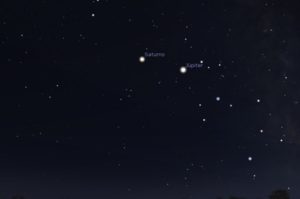 Aquí puedes ver en vivo la “gran conjunción” entre Júpiter y Saturno
