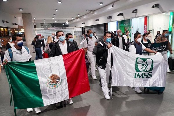 Ya arribó a CDMX el personal de salud que apoyará lucha contra Covid-19