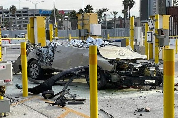 Sujeto atropelló a cinco personas en Garita de San Ysidro #VIDEO