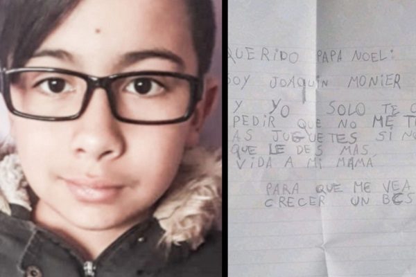 “Yo sólo quiero pedirte que le regales a mi mamá más salud", ruega niño a Santa