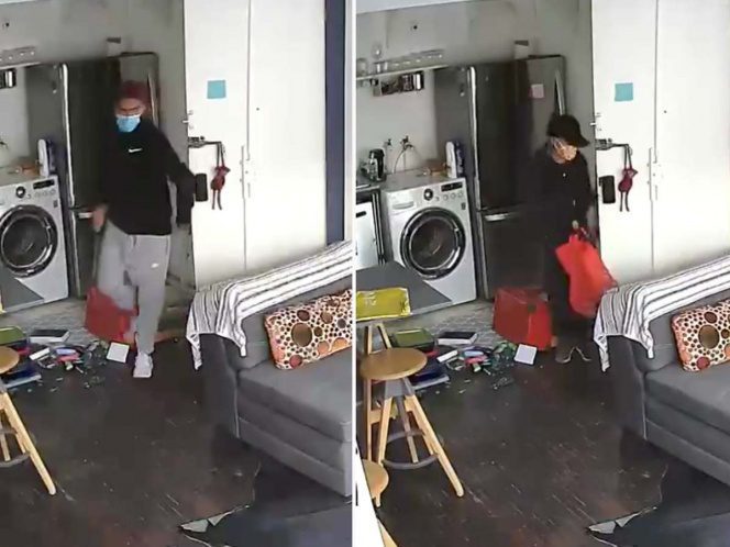 Exhiben en #VIDEO a rateros que se metieron a vivienda de la Cuauhtémoc