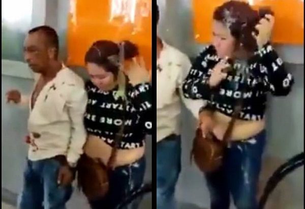 Para que escarmiente, le echan pegamento a cabello de mujer ladrona #VIDEO