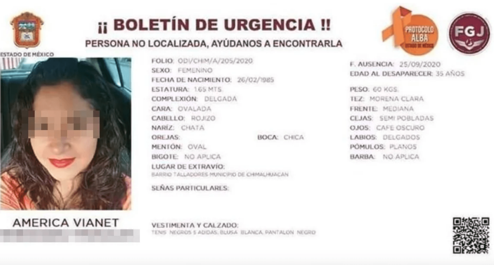 Hallan muerta a conductora de Uber, desaparecida en Edomex