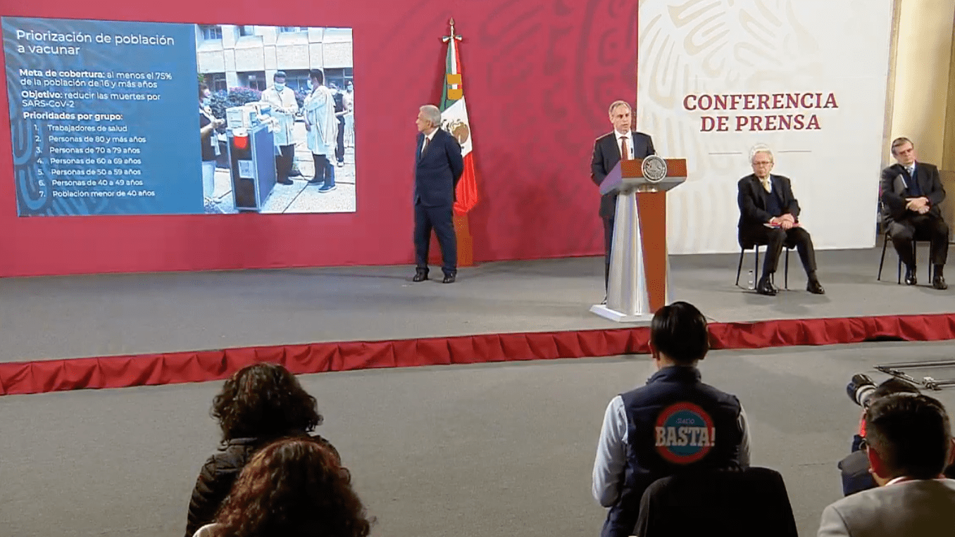 Presentan Plan de Vacunación contra Covid-19, lo aplicarán en 5 etapas #VIDEO