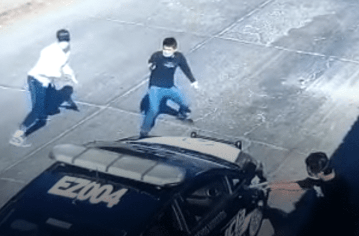 Captan en #VIDEO ataque a policía vial de Morelos