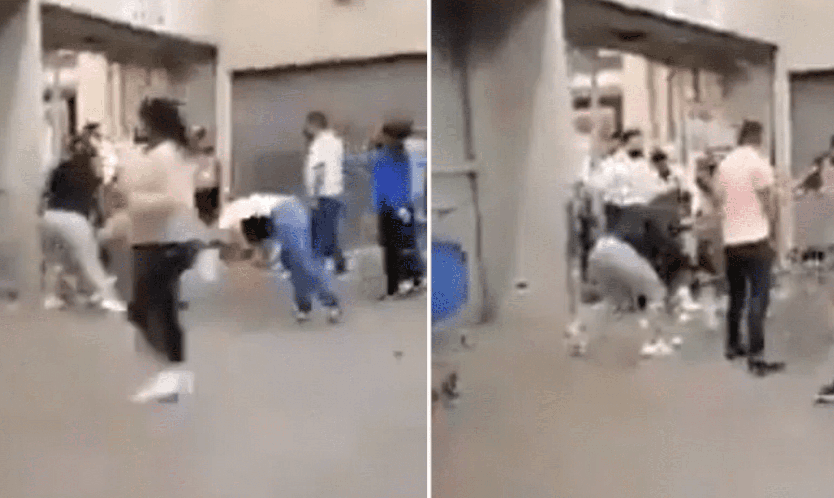 Captan trifulca entre guardias de seguridad y clientes de Walmart #VIDEO