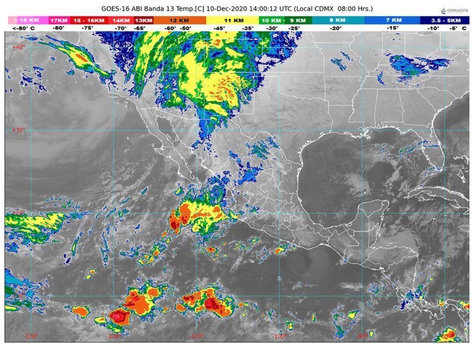 El frente frío 19 y tormenta invernal provocan descenso en las temperaturas