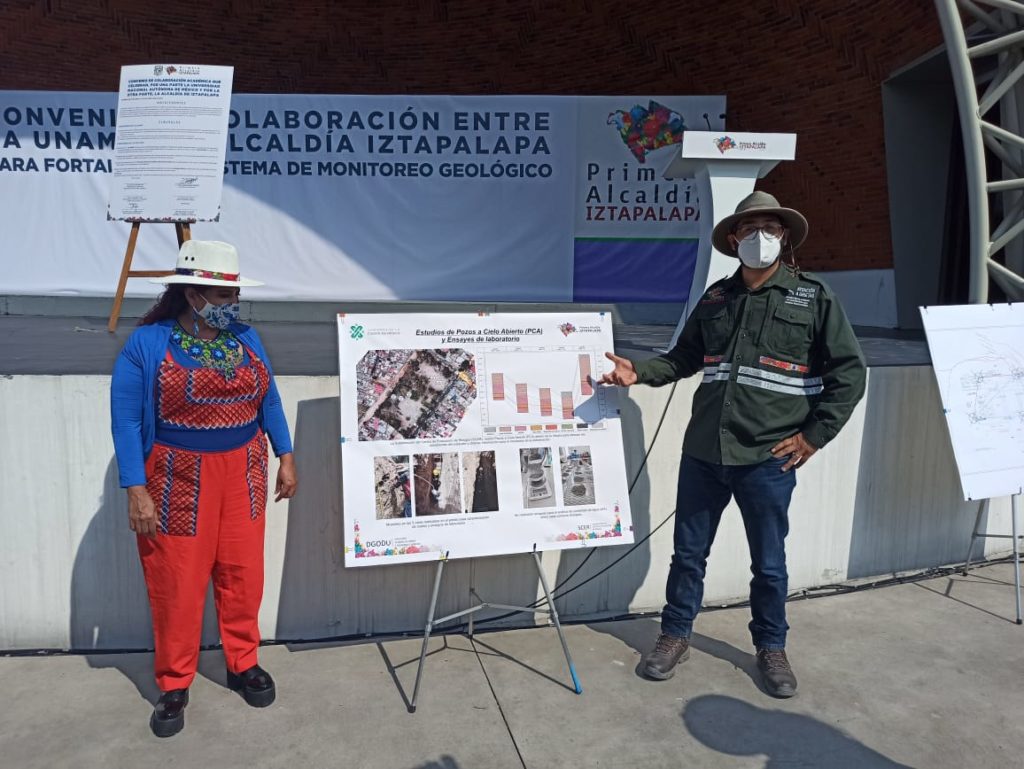 La UNAM instalará en Iztapalapa un observatorio de hundimientos y fracturamientos