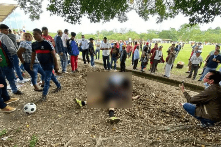 Futbolista amateur de Veracruz es asesinado en pleno partido #VIDEO