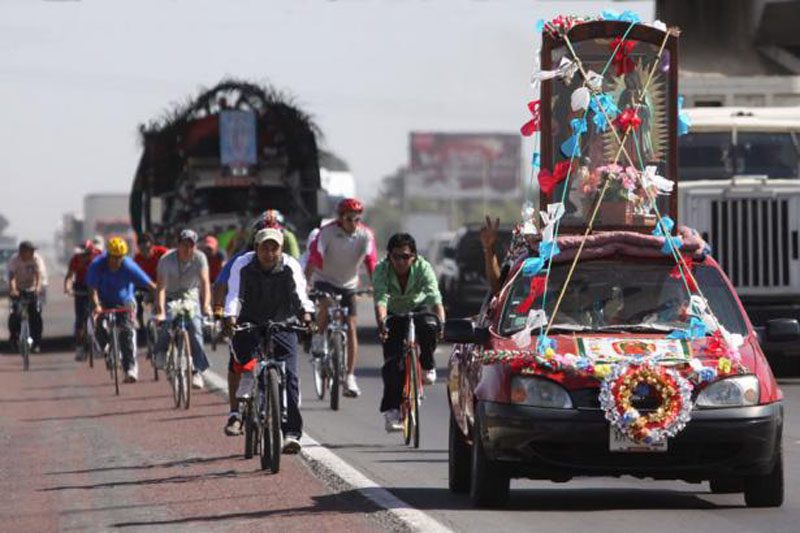 En Valle de Chalco, piden a los habitantes no salir a las calles ante el paso de peregrinos