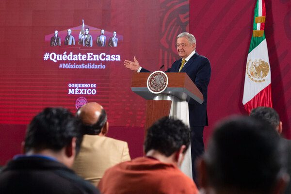 AMLO da positivo a covid-19