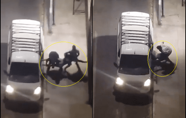 Vecinos llaman a la policía al creer que secuestraban a un joven, en realidad lo rescataban #VIDEO