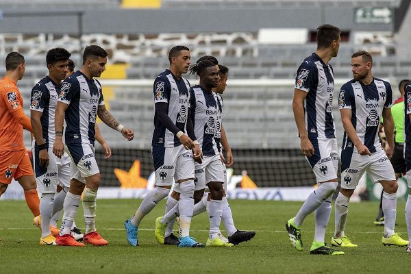 19 positivos a Covid-19 en el Club Rayados de Monterrey