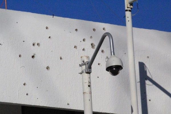 Para dar la bienvenida al año en Culiacán, usaron de tiro al blanco 50 cámaras de seguridad