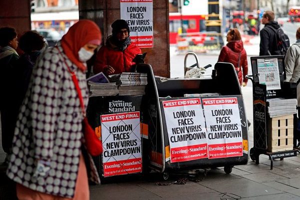 Alertan que Inglaterra se está quedando sin camas para pacientes covid