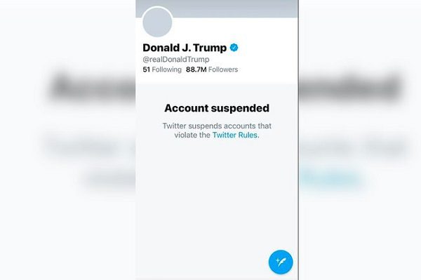 Twitter suspende permanentemente la cuenta de Donald Trump