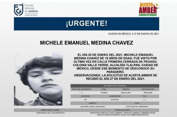 Desaparece alumno de CCH Sur. Lo habrían amenazado