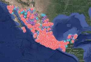 El primer mapa interactivo sobre feminicidios en México revela la magnitud de la tragedia