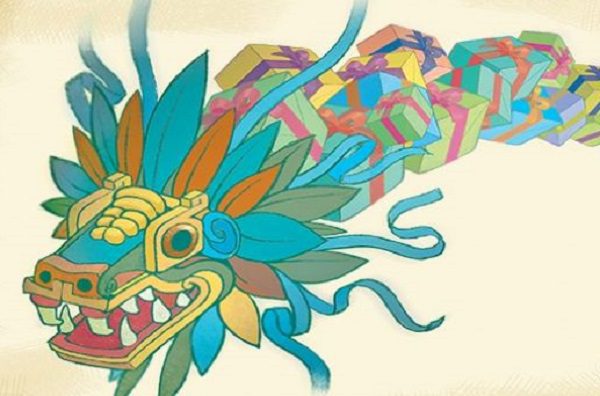 El día que Quetzalcóatl fue quien trajo regalos a los niños en Navidad