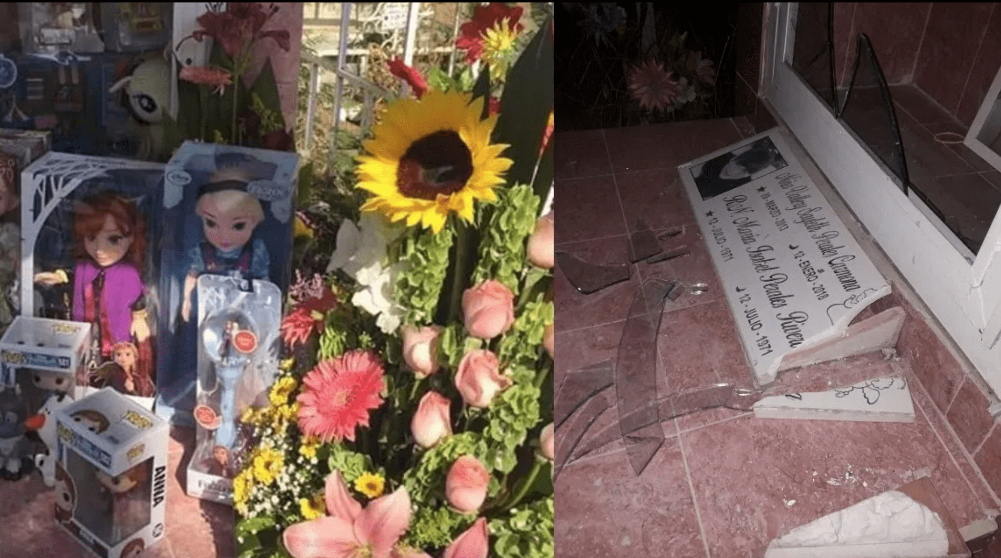 Roban juguetes de la tumba de una niña en Nuevo León
