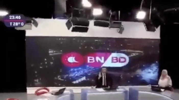 Sismo durante noticiero en Chile, se viraliza por reacción de conductores #VIDEO